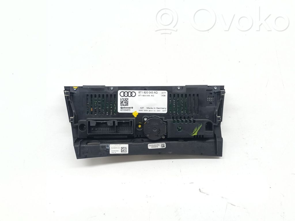 Unidad de control climatización   8T1820043AK,8T1820043AQ
