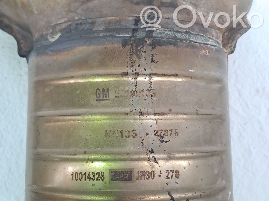 Opel Corsa F Filtro antiparticolato catalizzatore/FAP/DPF 