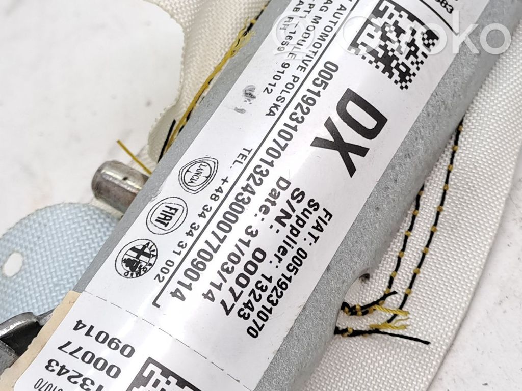 Fiat 500 Kopfairbag