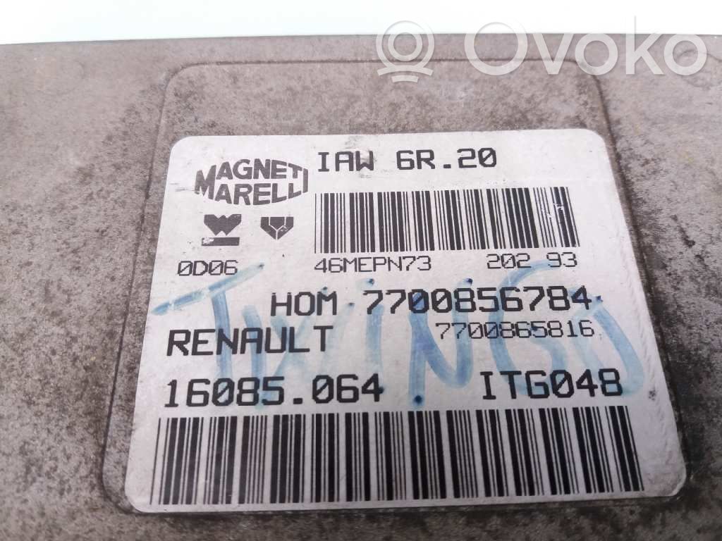 Unidad de control/módulo ECU del motor   IAW6R20,HOM7700856784,7700865816