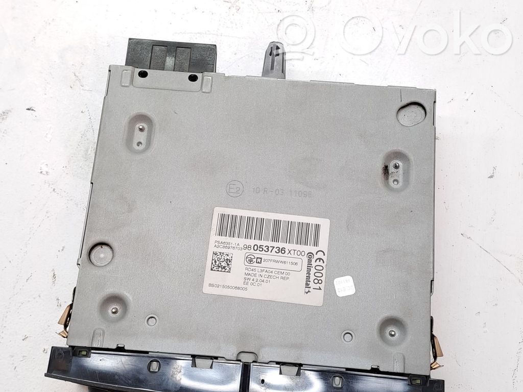 Citroen Berlingo Unitate principală radio/CD/DVD/GPS