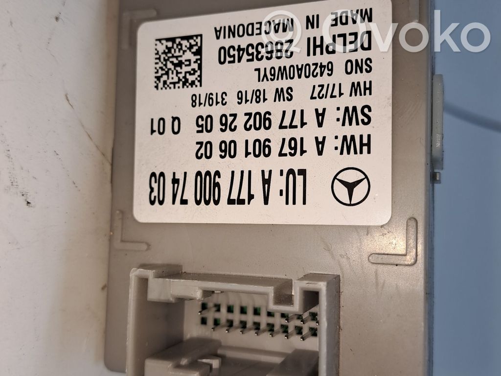 Mercedes-Benz A W177 Modul de control caroserie central 