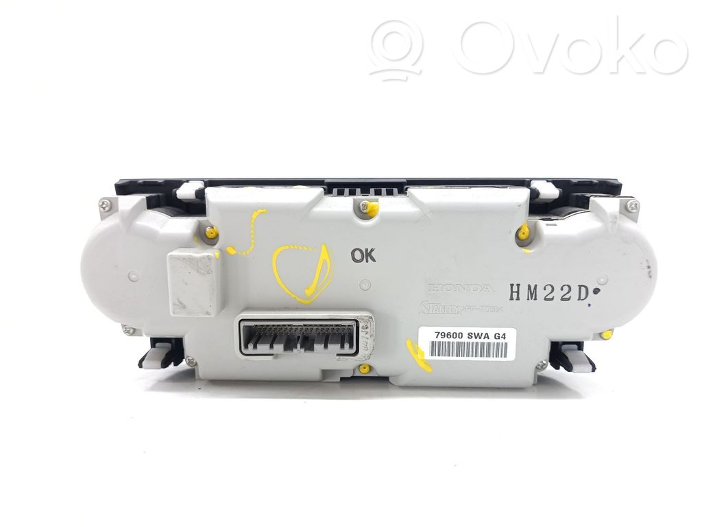 Climate control unit   79600SWAG41ZA