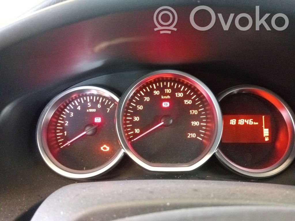 Dacia Logan II Compteur de vitesse tableau de bord