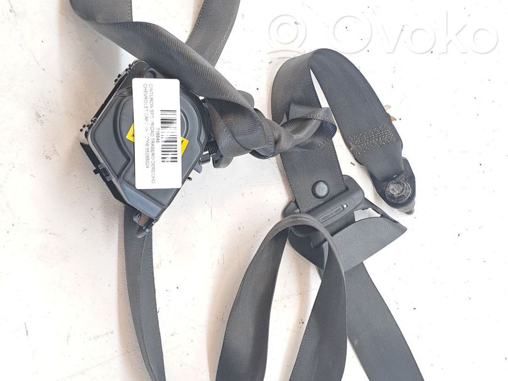 Chevrolet Captiva Cintura di sicurezza posteriore 