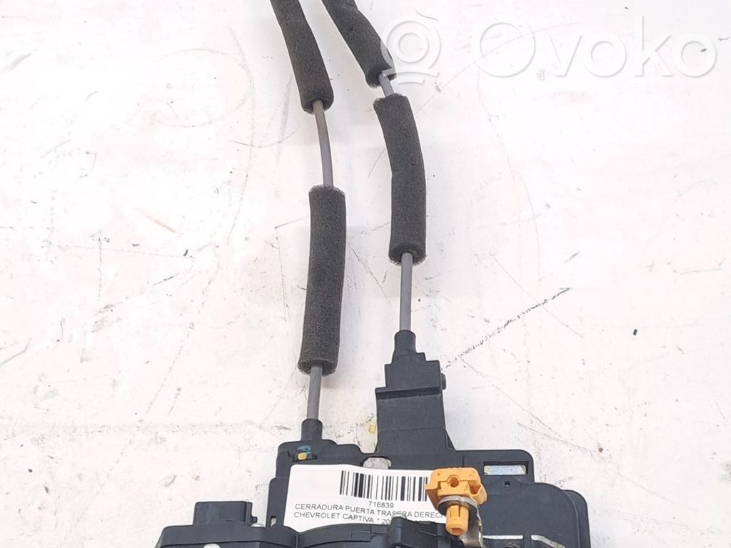 Cerradura de puerta trasera   20996092