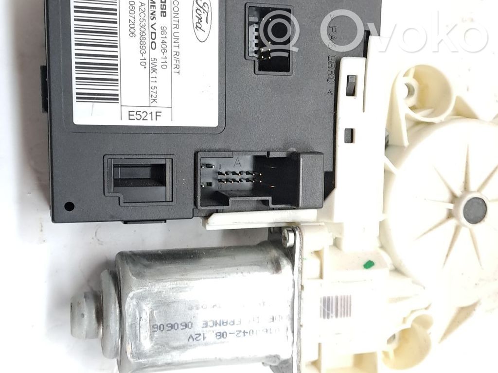 Motor del regulador de la ventanilla de la puerta delantera   1480776,3M5T14553AB