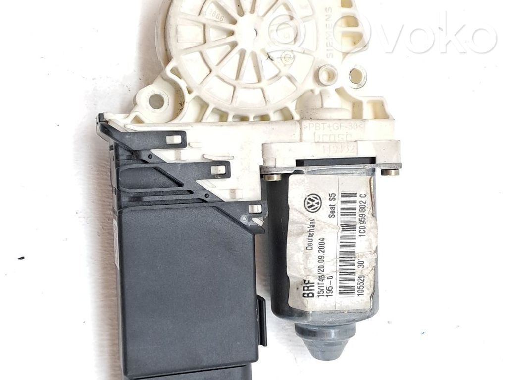 Motor del regulador de la ventanilla de la puerta delantera   1C0959802C