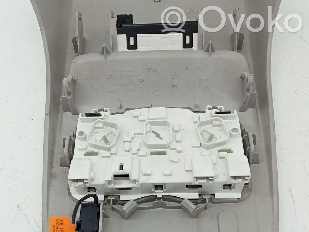 Citroen C4 II Rivestimento della console di illuminazione installata sul rivestimento del tetto 