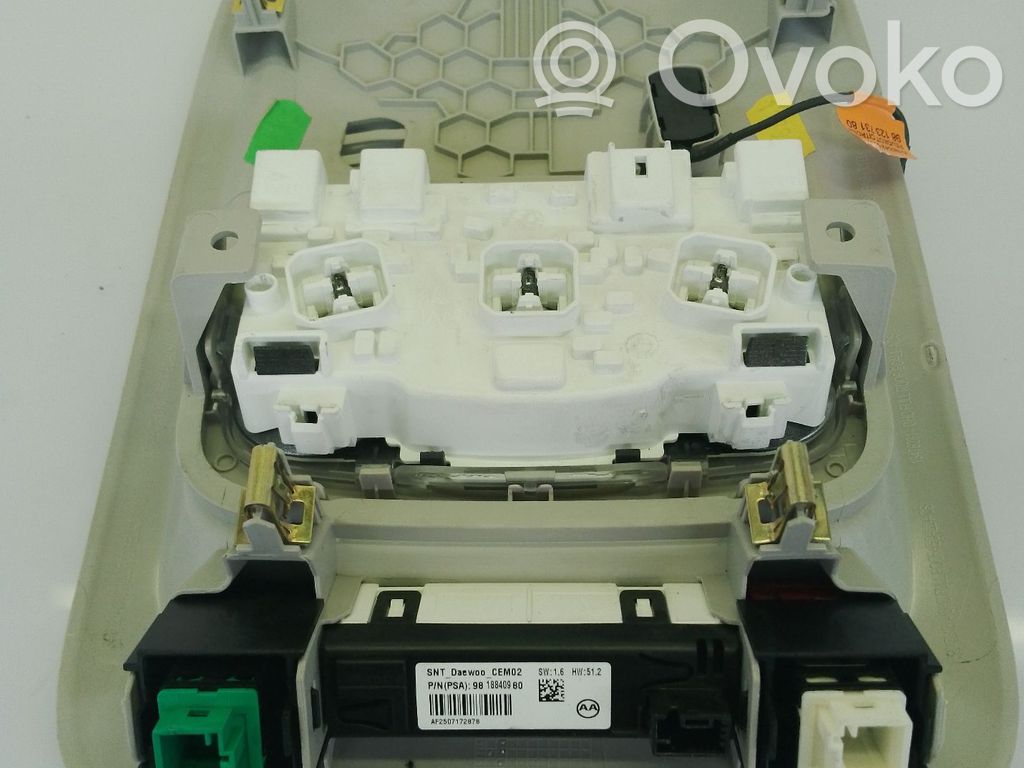 Citroen C3 Consola de luz del techo 