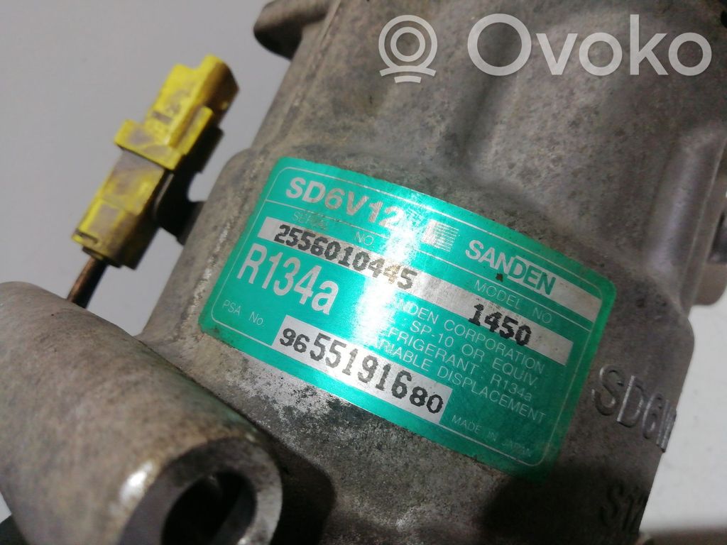 Air conditioning (A/C) compressor (pump)   9655191680,R134A,9655191680