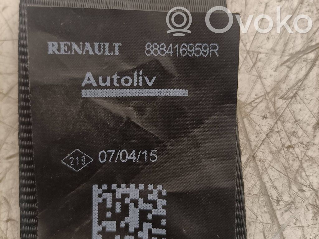 Dacia Sandero Cintura di sicurezza posteriore 