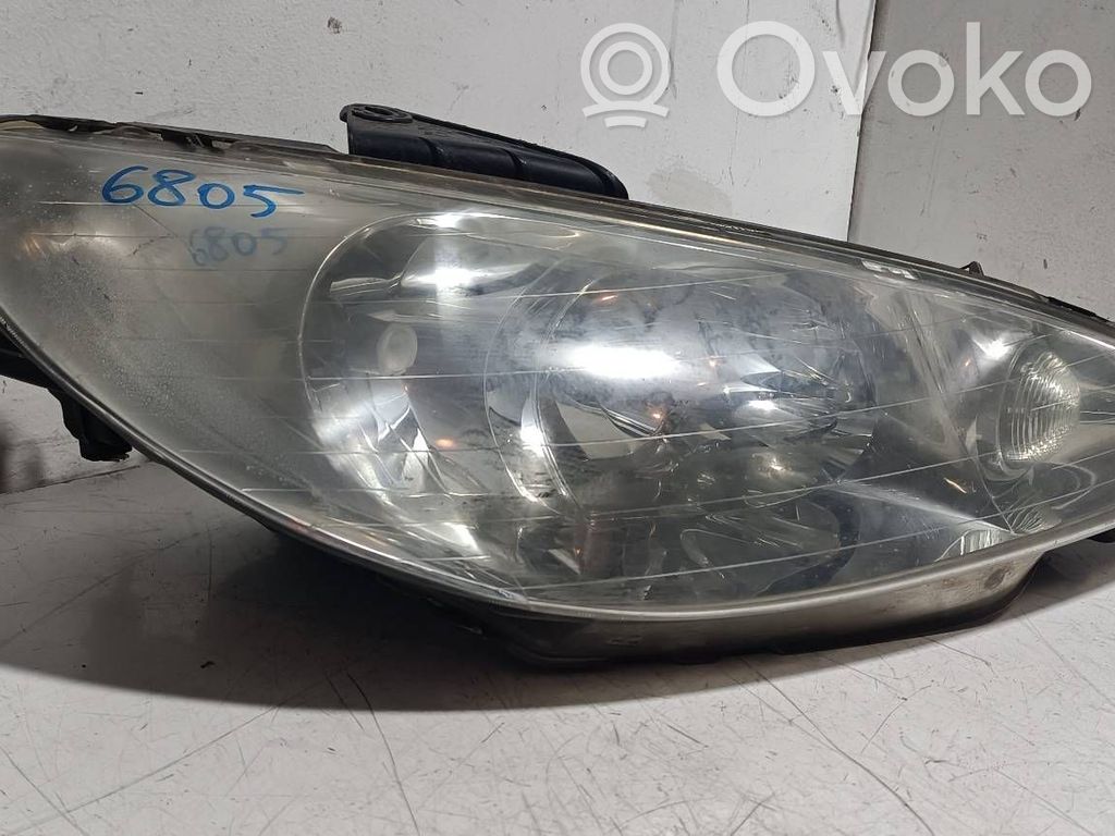 Peugeot 206 Faro/fanale 