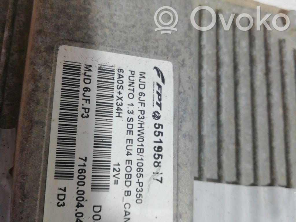 Fiat Punto (188) Unité de commande, module ECU de moteur