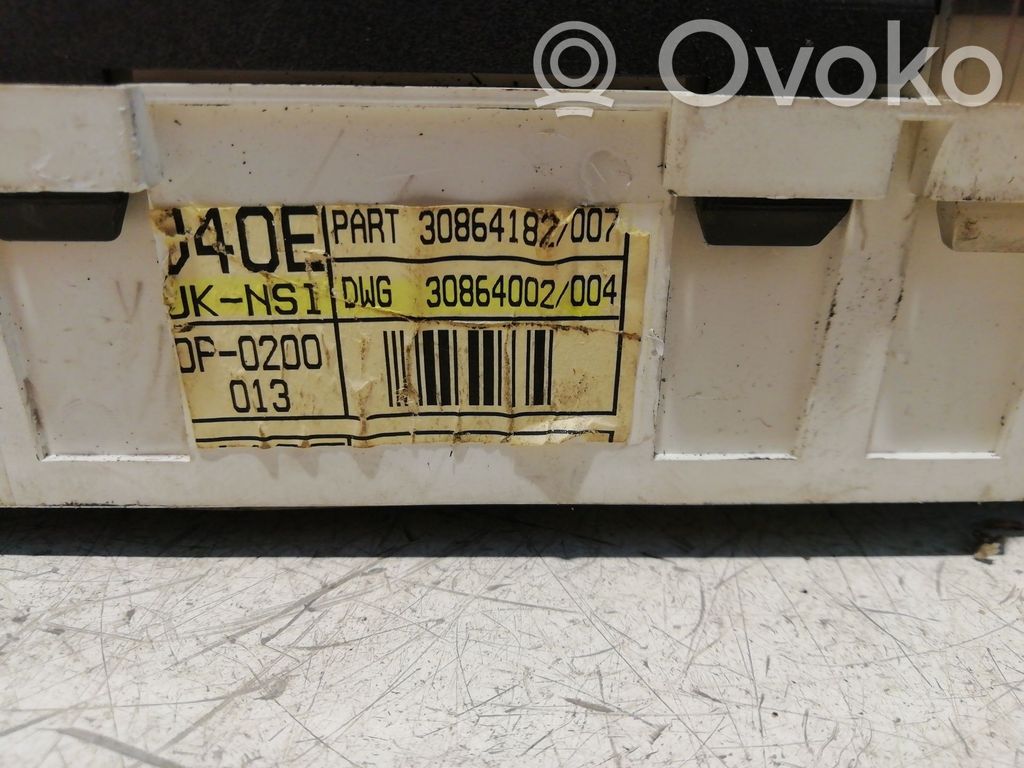 Volvo S40, V40 Vitezometru (grup de instrumente) 