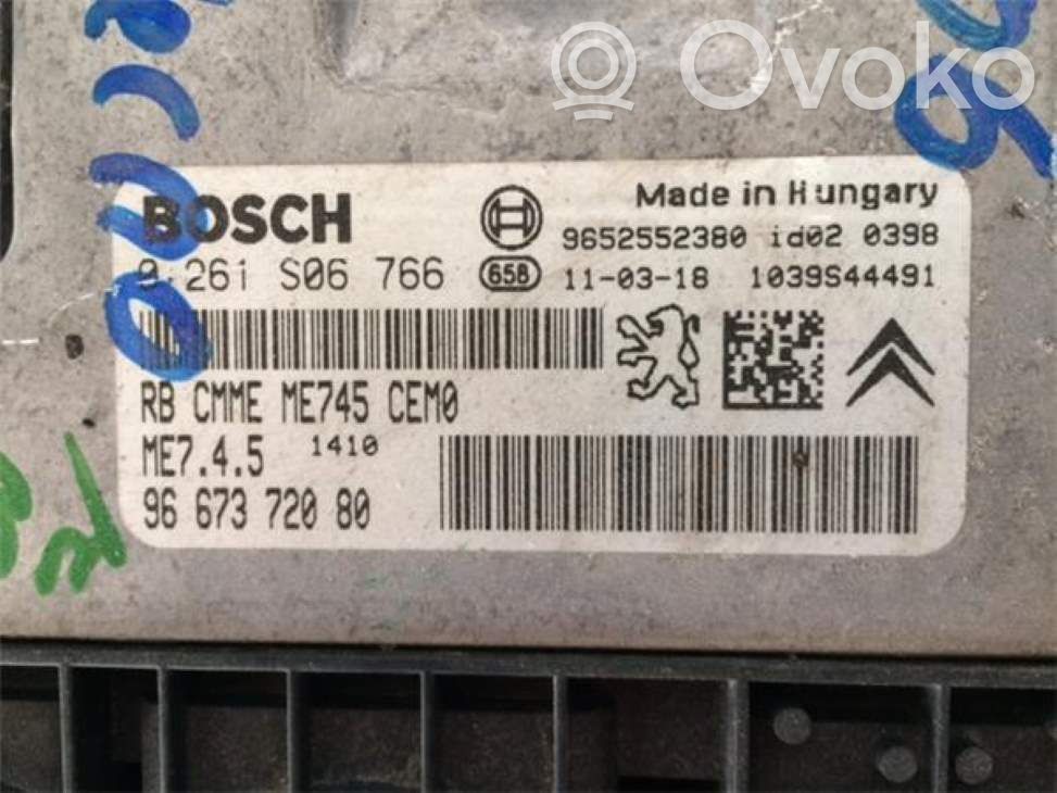 Peugeot 206 Unité de commande, module ECU de moteur