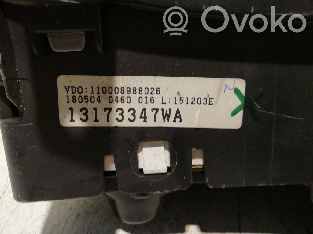 Velocímetro (tablero de instrumentos)   13173347WA,13173347WA