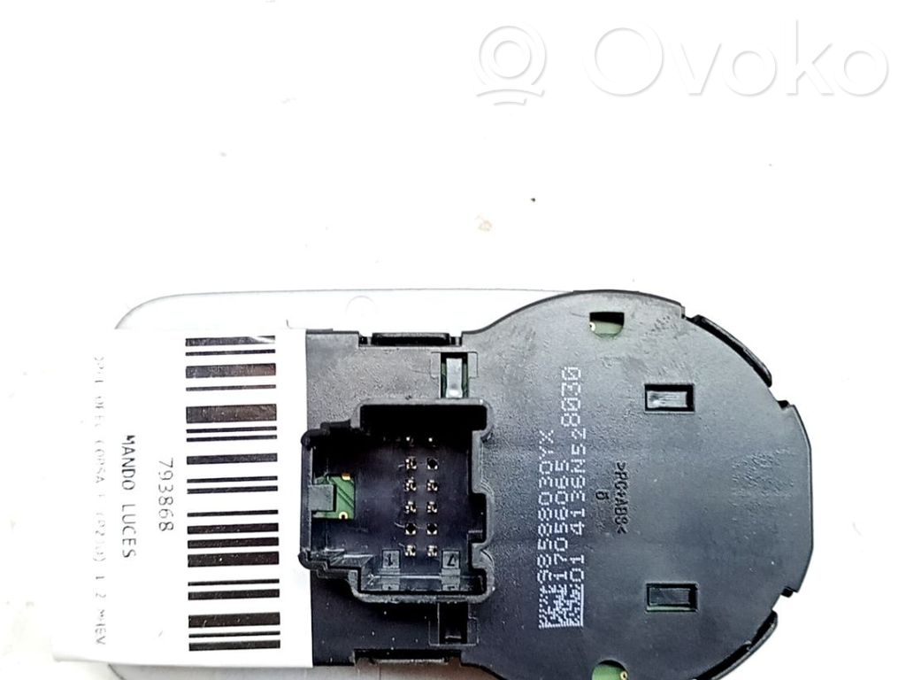 Opel Corsa F Interruptor de luz 