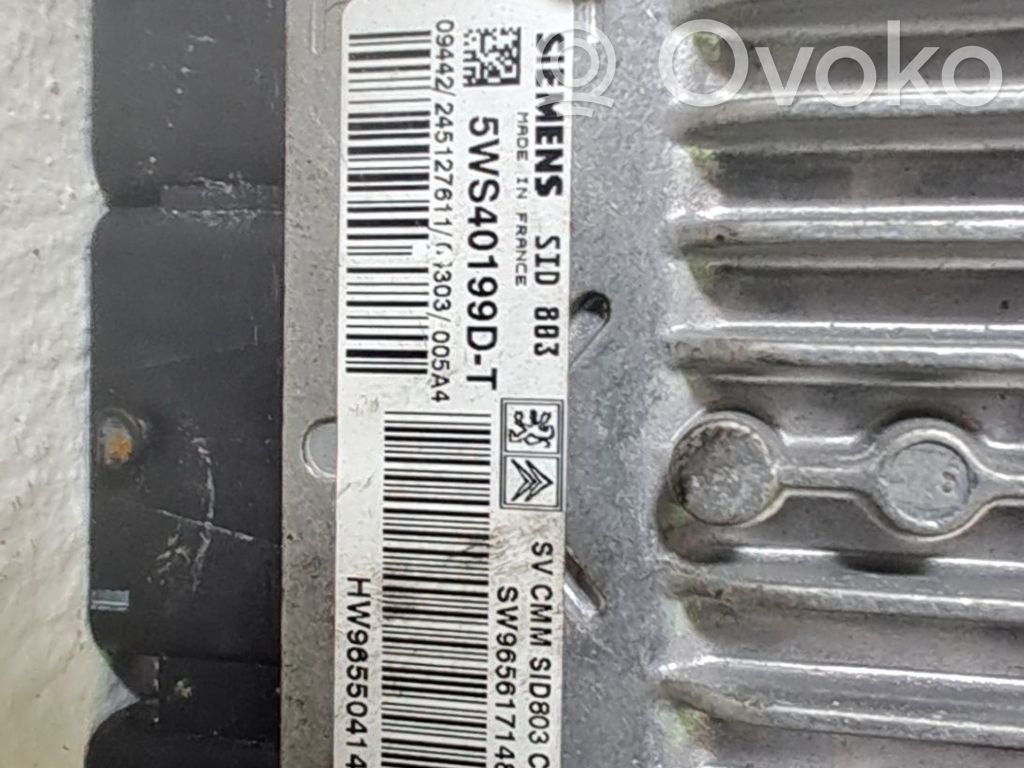 Unidad de control/módulo ECU del motor   9655041480,9656171480,1940YR