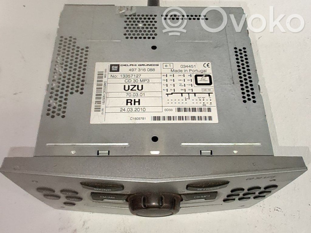 Opel Corsa D Unitate principală radio/CD/DVD/GPS 