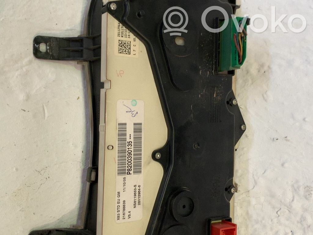 Speedometer (instrument cluster)   93853407