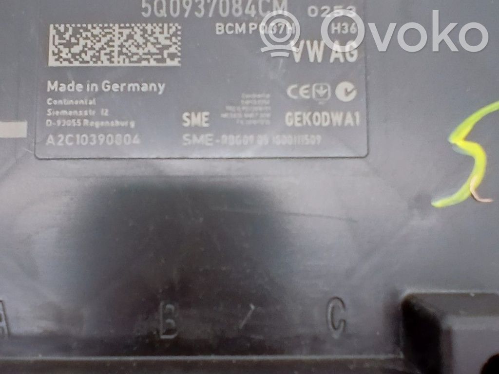 Central body control module   5Q0937084CG