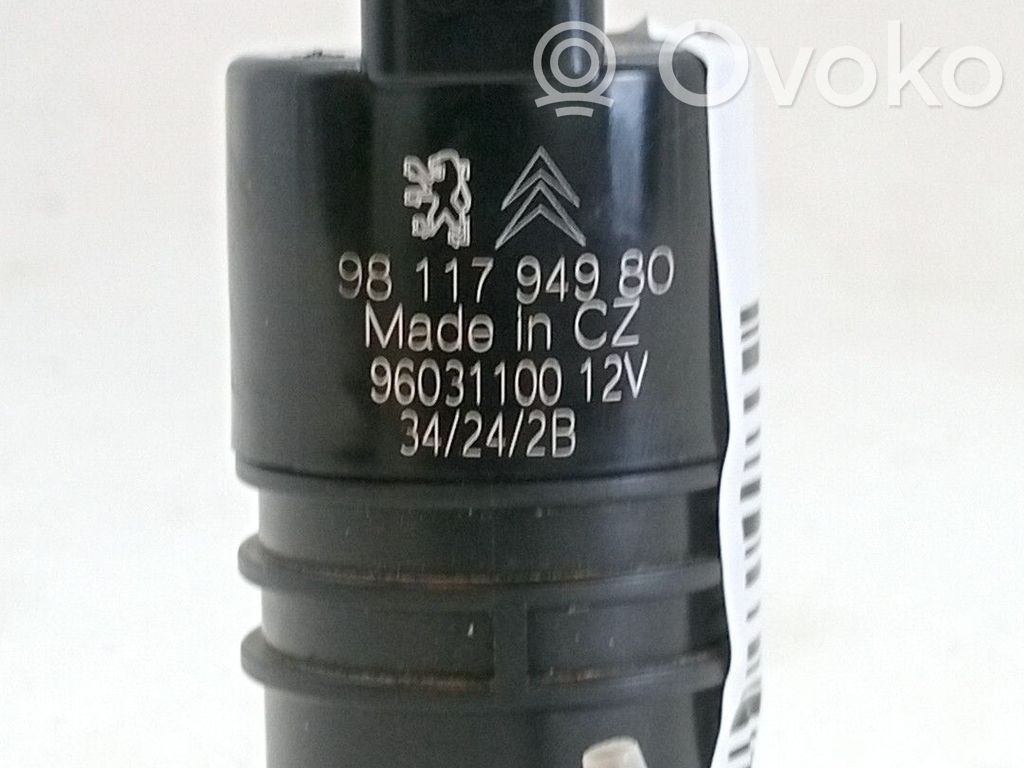 Bomba del líquido limpiaparabrisas luna delantera   9811794980