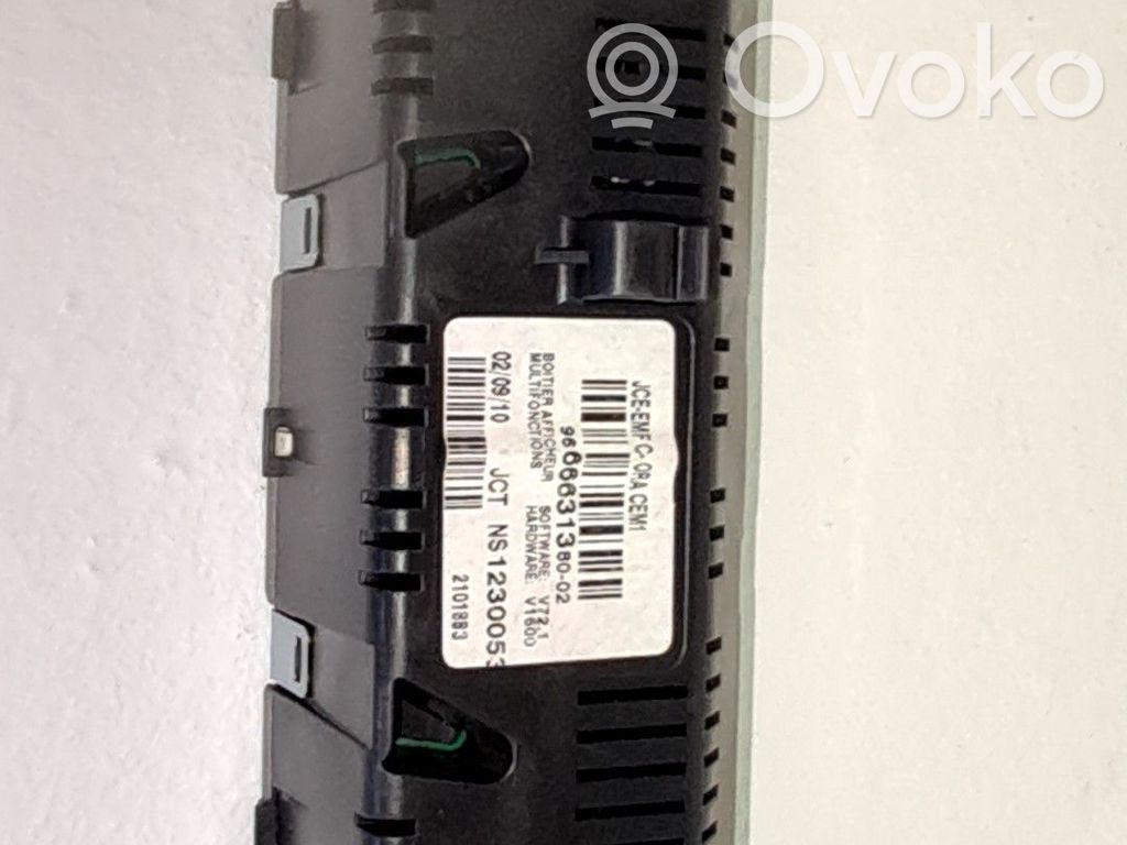 Peugeot 207 Pantalla del monitor frontal 