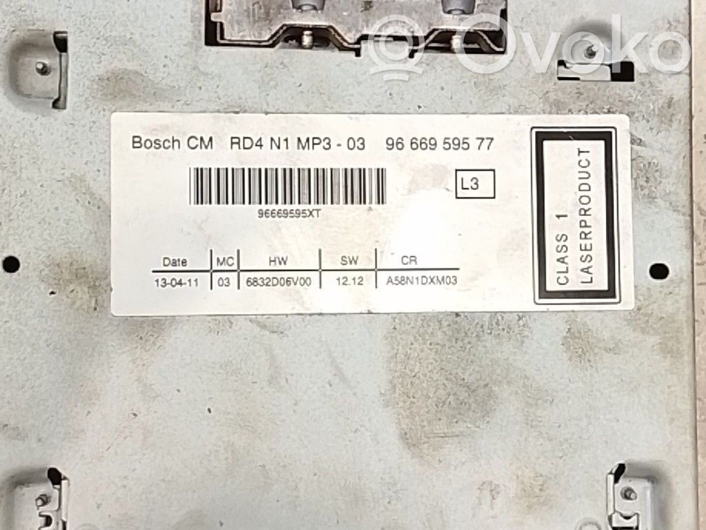 Citroen C3 Picasso Unitate principală radio/CD/DVD/GPS 