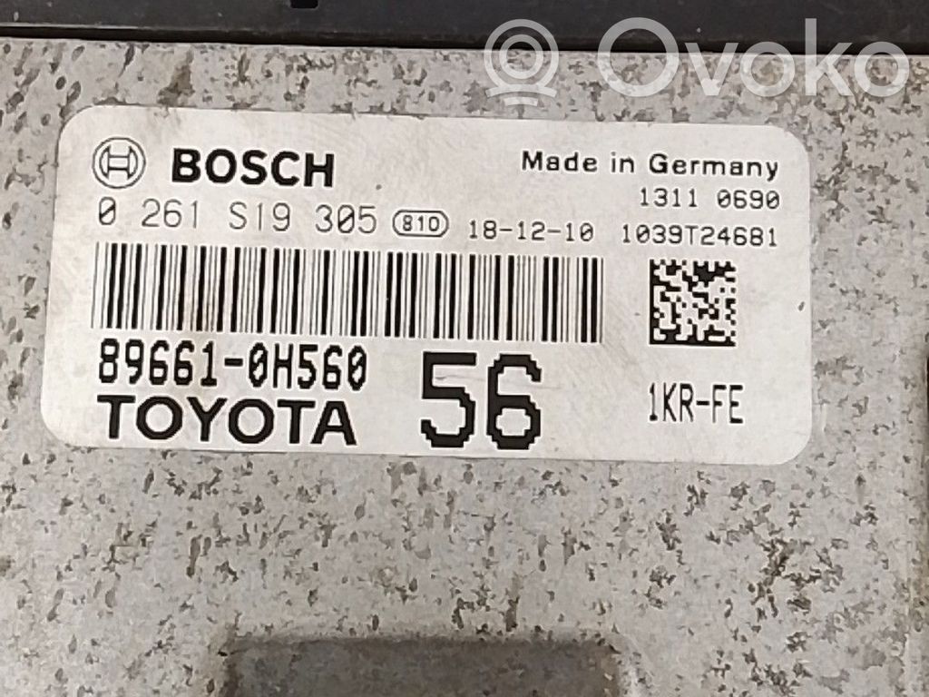 Toyota Aygo AB40 Unidad de control/módulo ECU del motor 