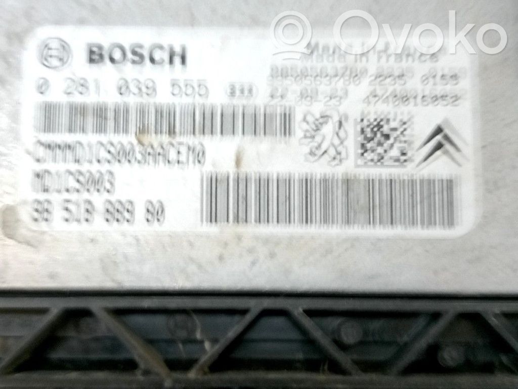 Citroen Berlingo Unidad de control/módulo ECU del motor 