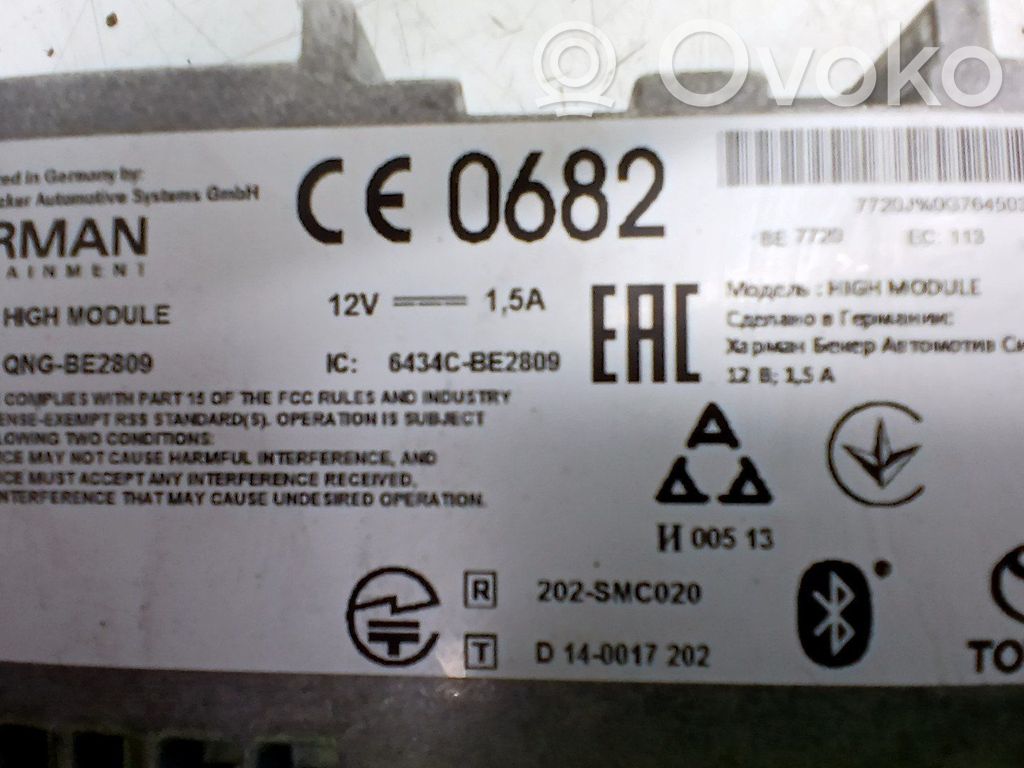 Modul de control caroserie central   6434CBE2809,6434CBE2809