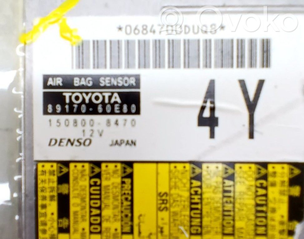 Toyota Land Cruiser (J150) Module de contrôle airbag 