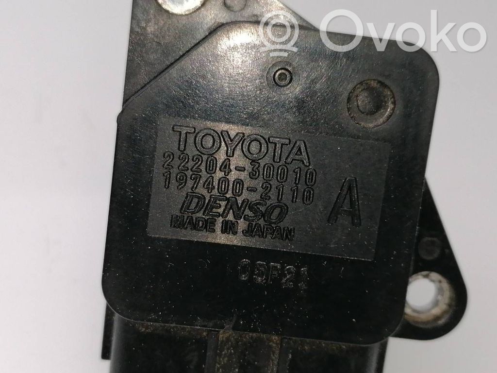 Toyota Land Cruiser (J100) Misuratore di portata d'aria 