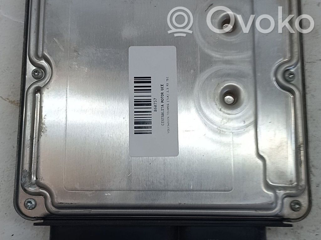 Volkswagen Touareg I Centralina/modulo motore ECU 