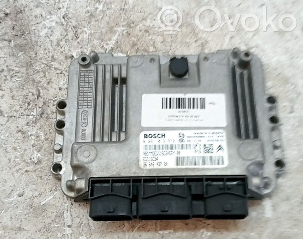 Unitate control motor/modul ECU   9664843780,194322
