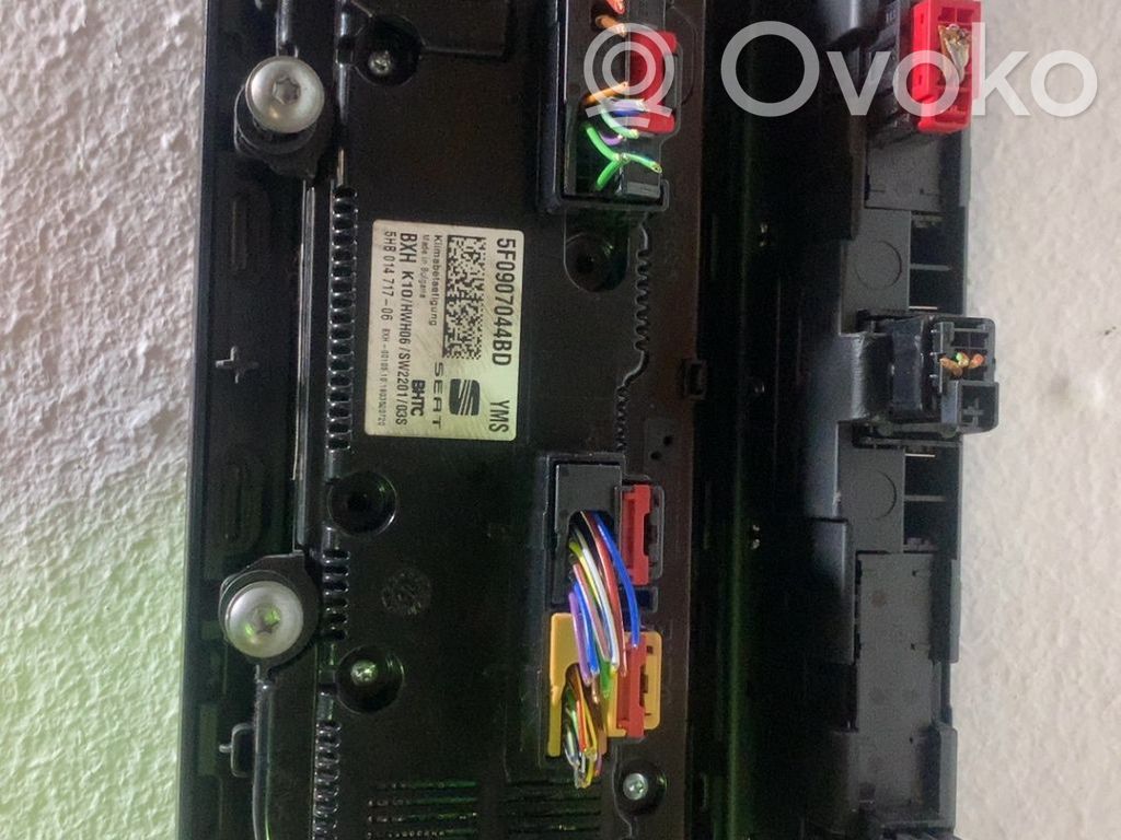 Panel klimatyzacji   5F0907044BK,5F0907044BD