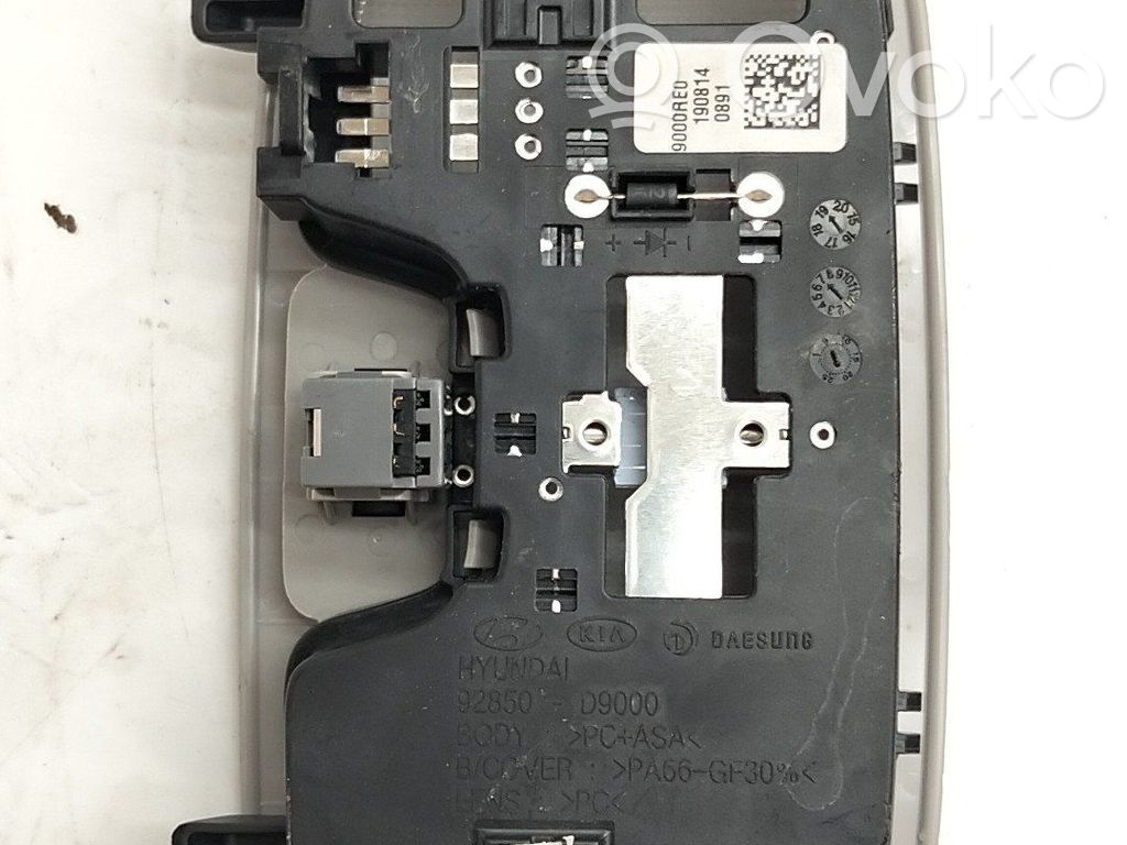 KIA Sportage Rivestimento della console di illuminazione installata sul rivestimento del tetto