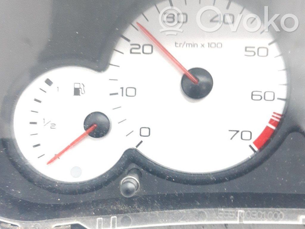 Peugeot 206 Tachimetro (quadro strumenti) 