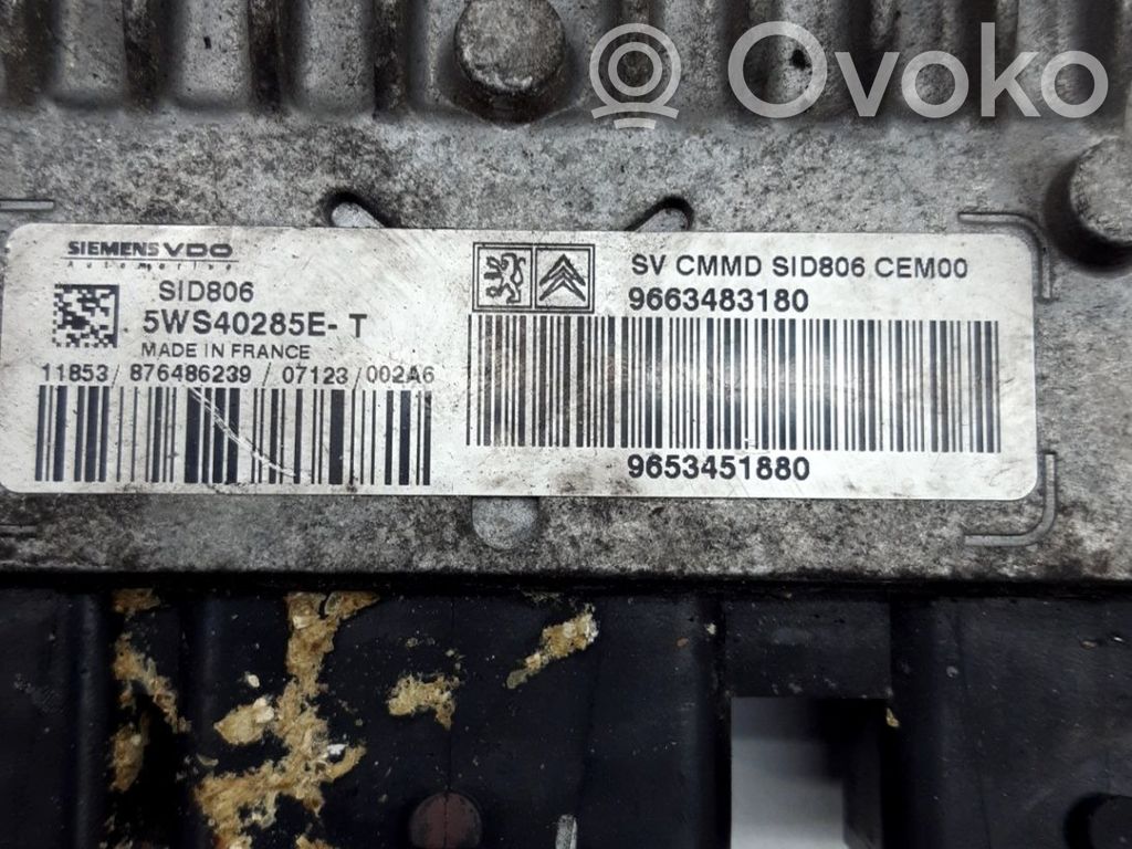 Citroen C2 Unité de commande, module ECU de moteur