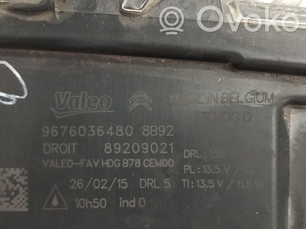 Citroen C4 I Picasso Scheinwerfer 