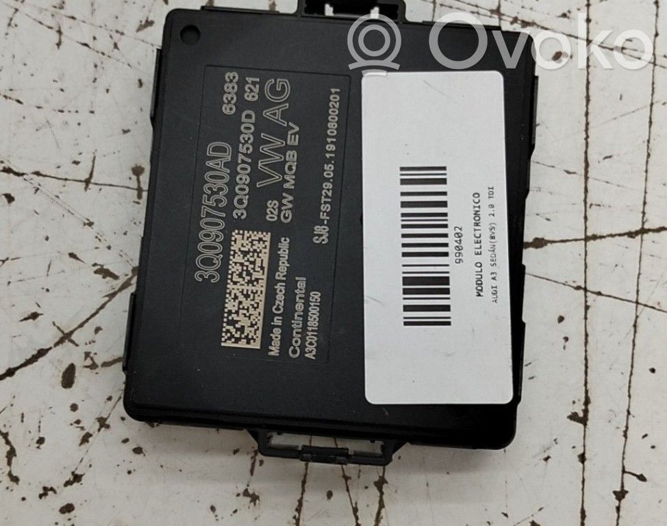 Audi A3 S3 8V Korin keskiosan ohjainlaite 