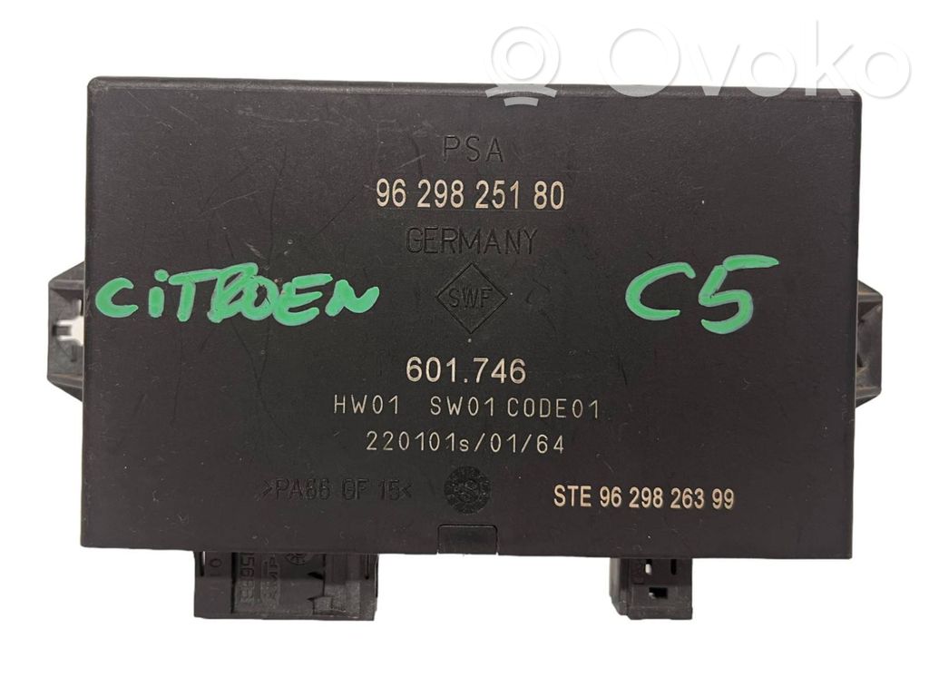 Parking PDC control unit/module   9629825180,9629826399,601746