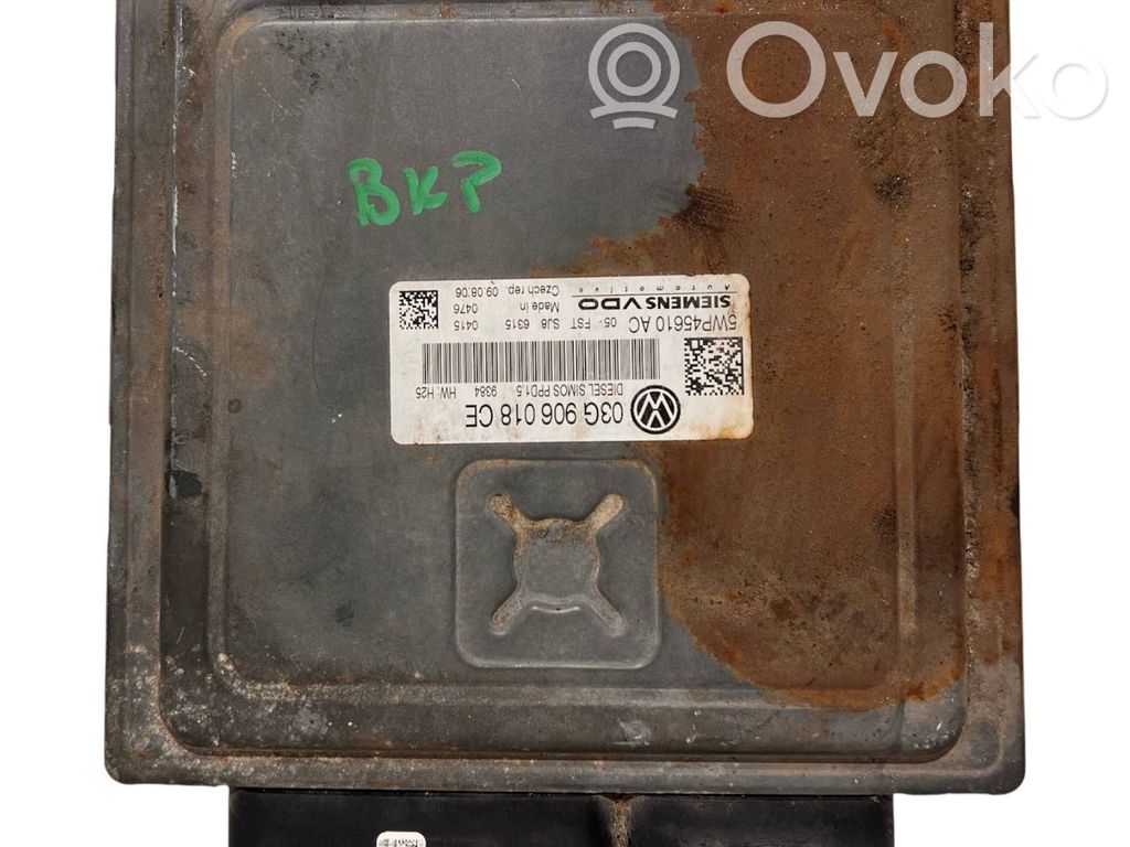 Engine control unit/module   03G906018CE,PPD15,5WP45610AC