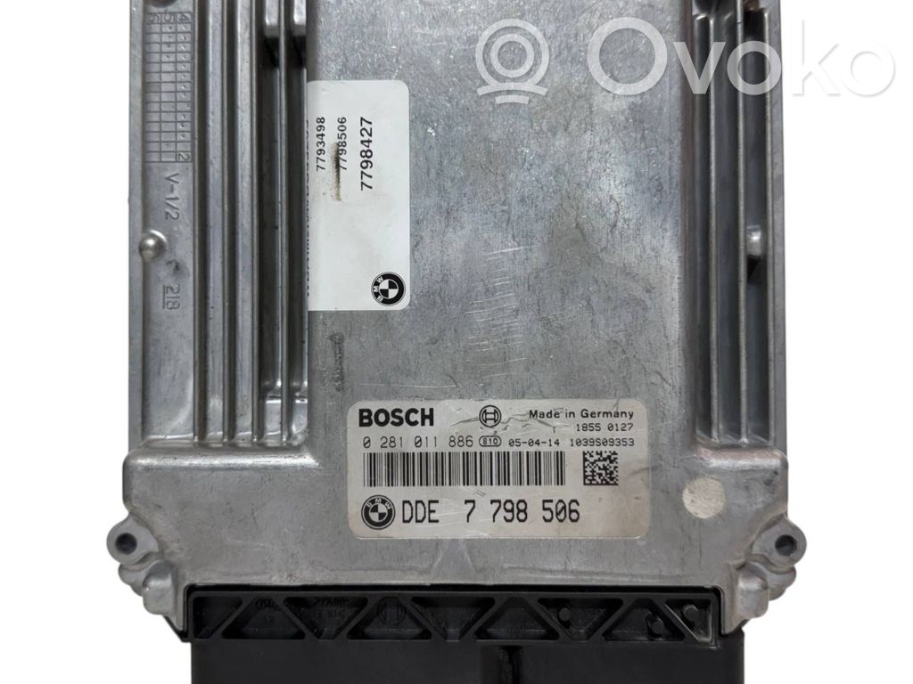 BMW 7 E65 E66 Engine control unit/module 