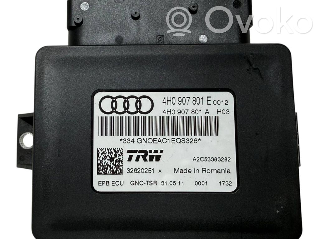 Module de commande de frein à main   4H0907801E,4H0907801A,A2C53383282,32620251A
