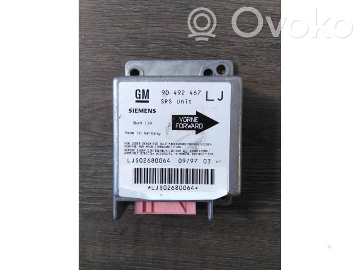 Opel Omega B1 Unitate/modul de comandă airbaguri 