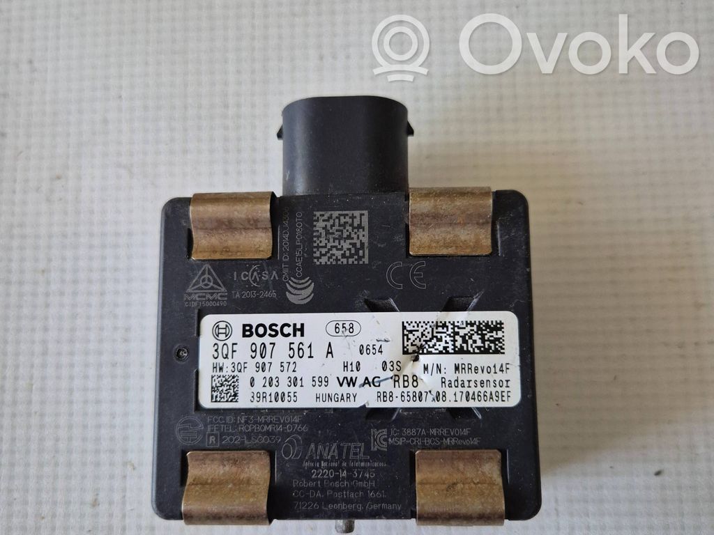 Volkswagen PASSAT B8 Sensor de radar Distronic 