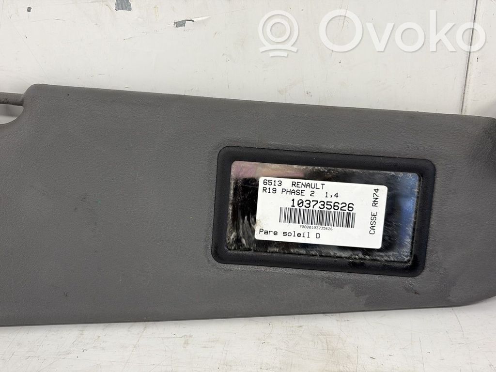 Sun visor   7700823724