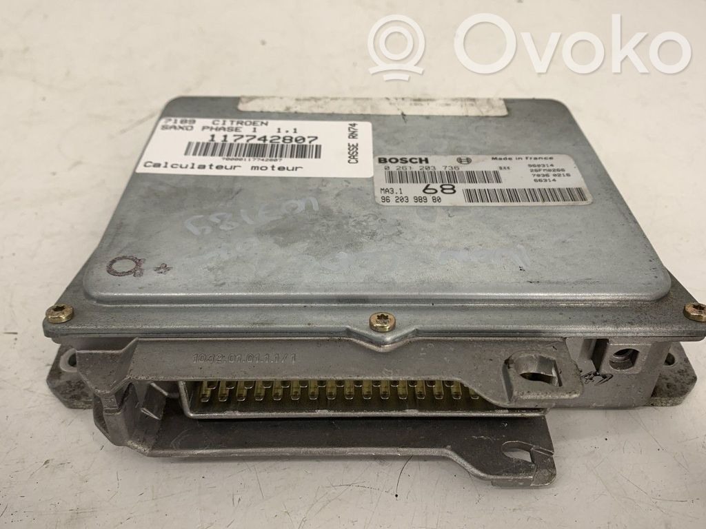 Citroen Saxo Engine control unit/module 